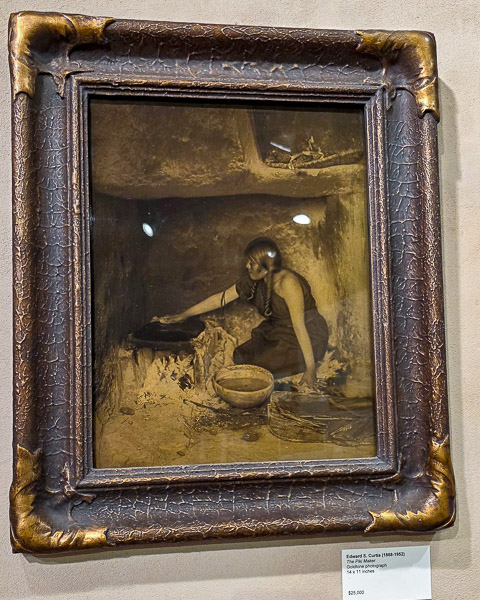 Canyon Road - Zaplin Lampert Gallery with Edward Curtis plates